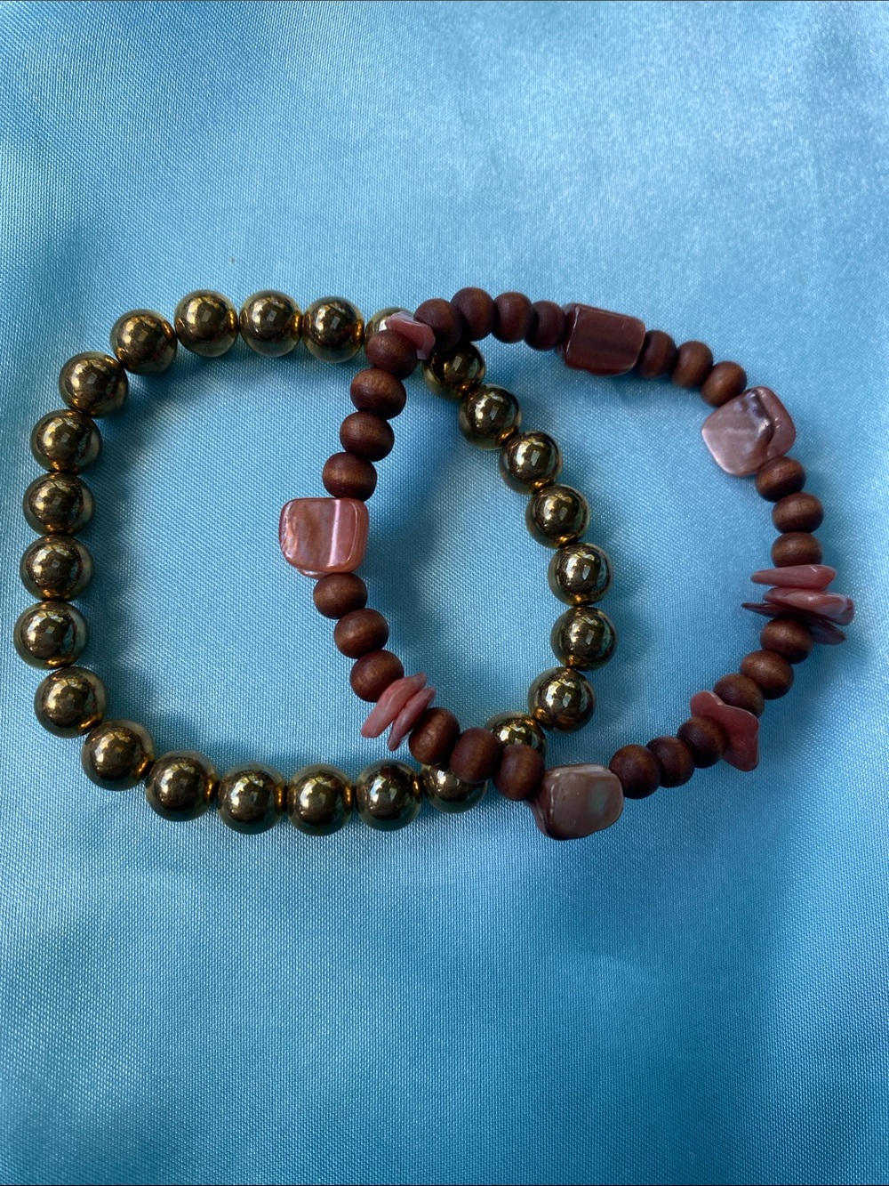 Beaded Stretch Bracelet Set - Women's Fashion Jewelry
